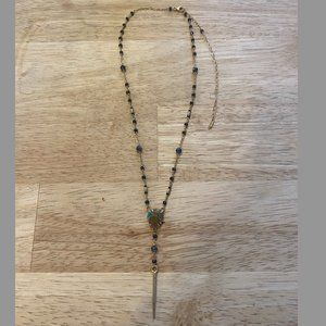 Chan Luu Semi Precious Short Dagger Necklace